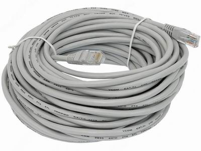 Сетевой кабель Патч-корд UTP RJ-45 5e 30 метров
