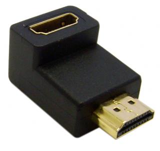 Адаптер HDMI male - female угловой