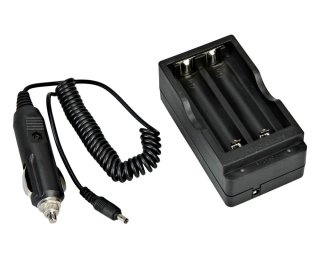 Зарядное устройство для аккумуляторов типов 18650 для зарядки 2 шт. сеть + автомобильное з/у H-282