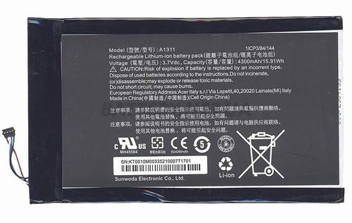 Аккумулятор  Acer Iconia Tab A1-830 A1311