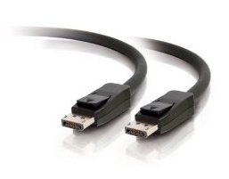 DisplayPort cable Molex 1.2m - 2.0m black
