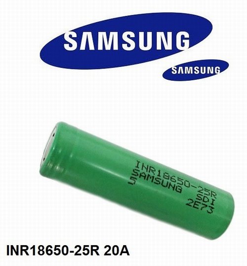 Аккумулятор Samsung INR 18650 25R/20A 2500mAh 3.6V