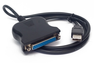 Дата-кабель USB USB - LPT 25pin