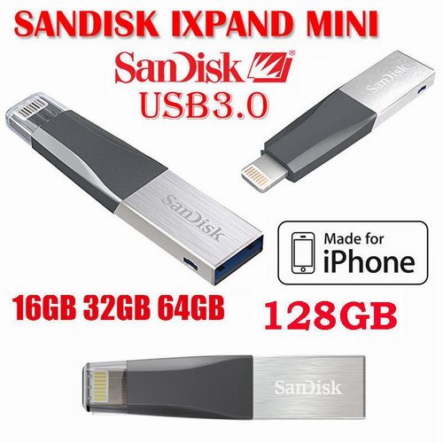 USB Flash drive 16GB Sandisk IXPAND USB 3.0 for Apple iPhone 7/8/ iPhone X / iPad