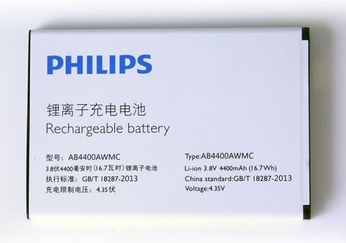 Аккумулятор Philips Xenium V387 AB4400AWMC