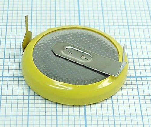 Батарейка CR2032 3V с контактами под пайку CMOS