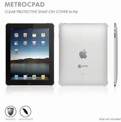 iPad аксессуары Macally Snap-on cover METROCPAD Clear Case