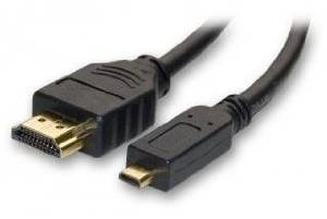 HDMI cable MicroHDMI male to HDMI male 1.5m