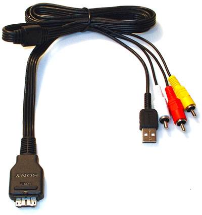 Дата-кабель USB Sony multifunctional + 3RCA/DC VMC-MD2 - O