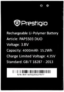 Аккумулятор Prestigio MultiPhone 5503 DUO PAP5503