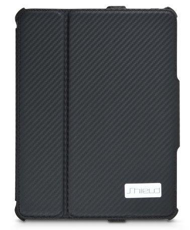 iPad аксессуары Apple iPad iShell leather case carbon shield