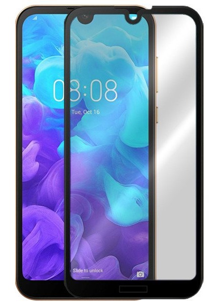 Защитное стекло Huawei Y5 (2019) black full