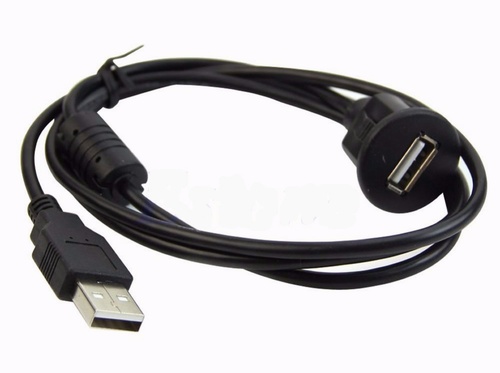 USB удлинитель USB male - USB female встраиваемый в панель 1-1.5 метра