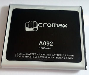 Аккумулятор Micromax A092 Canvas Quad 1500mAh