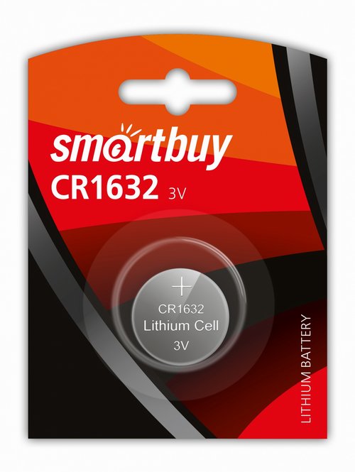 Батарейка CR1632 SmartBuy 3V Lithium