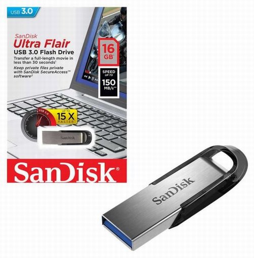 USB Flash drive 16GB Sandisk Ultra Flair USB 3.0