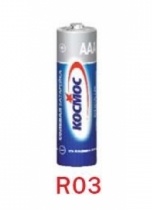 Батарейка AAA R03 Космос 1.5V Солевая
