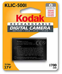 Аккумулятор для Kodak KLIC-5001/Sanyo DB-L50 1700mAh