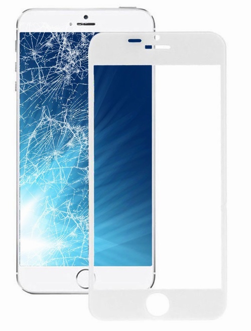 Защитное стекло Apple iPhone 6 Plus / 6S Plus white full