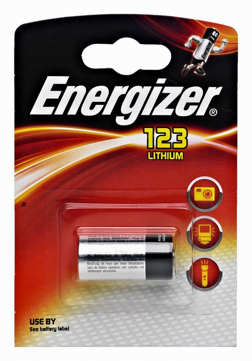 Батарейка CR123A Energizer 3V Lithium