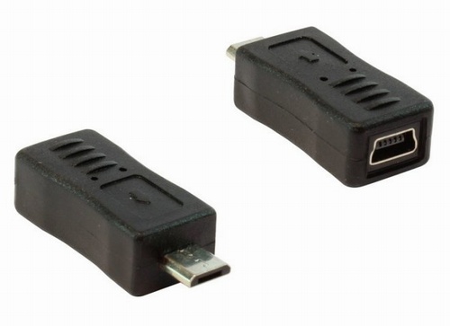 Запасные части miniUSB 5pin to microUSB 5pin переходник