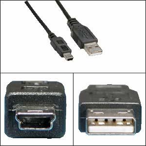 Дата-кабель USB miniUSB 5pin USB 2.0 1m