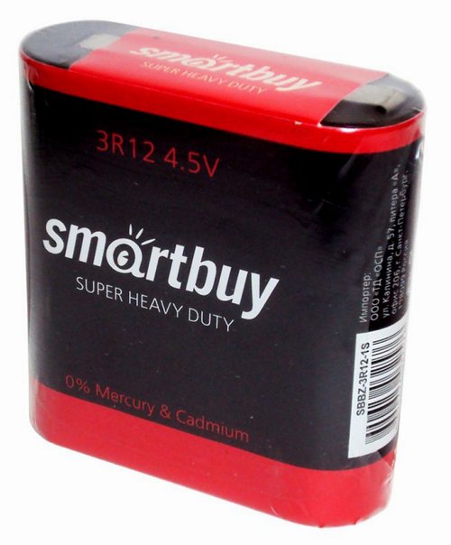 Батарейка 3R12 SmartBuy 4.5V
