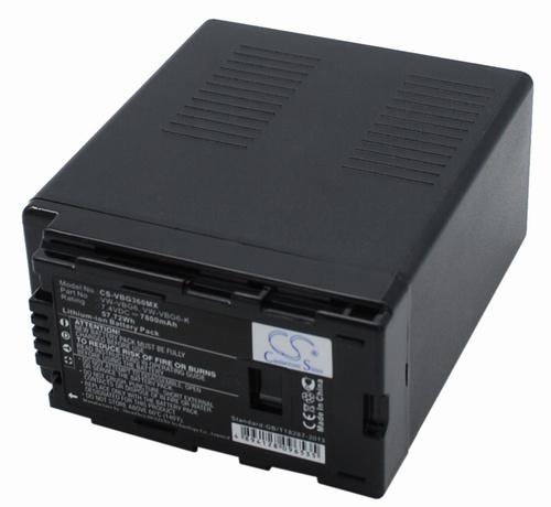 Аккумулятор для Panasonic VW-VBG6 7800mAh