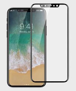 Защитное стекло Apple iPhone X/Xs black full