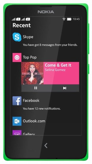 Защитная пленка Nokia X Dual sim / X+