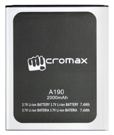 Аккумулятор Micromax A190