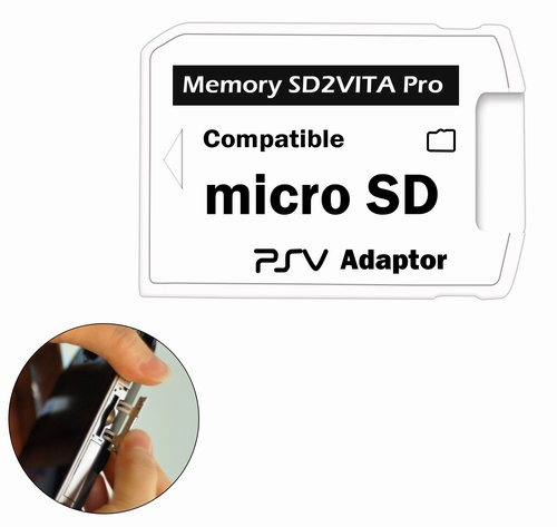 Переходник для карт памяти для PS Vita v5.0 с microSD