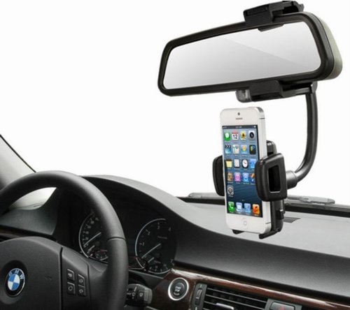 Держатель автомобильный для смартфона на зеркало заднего вида