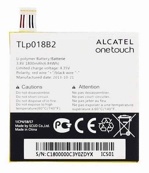 Аккумулятор Alcatel OneTouch IDOL 6030D TLp018B2