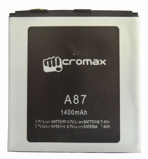 Аккумулятор Micromax A87