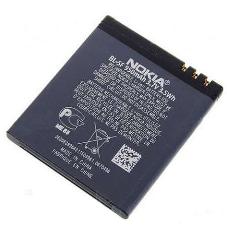 Аккумулятор Nokia BL-5F N95/E65/N93i/6290/6210 950mAh