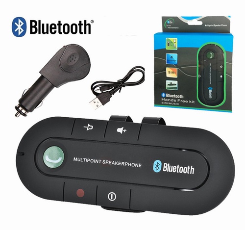 Hands-Free Kit Car Bluetooth V4.1 EDR + магнитный держатель на с/з козырек