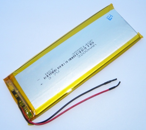 Аккумулятор  универсальный аккумулятор 55х140x3.5 3.7V 3200mAh